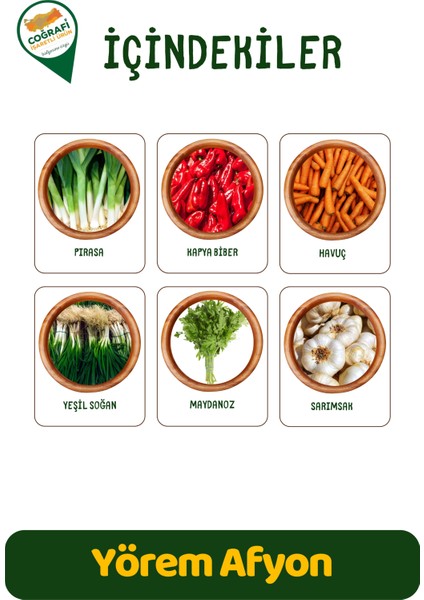 Meşhur Afyon Yöresinden Ayıklanarak Güneşte Doğal Olarak Kurutulmuş Karışık Sebze Kurusu | 90GR. fırsatları