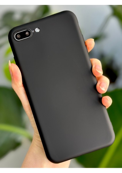 Iphone 7 Plus ve 8 Plus Uyumlu Içi Kadife Esnek Silikon Leke Tutmaz Lansman Kılıf