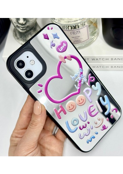 Iphone 11 Uyumlu Aynalı Tasarım Darbe Önleyici Silikon Kılıf