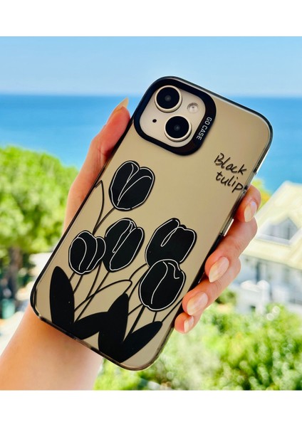 Iphone 13 - 14 ve 15 Uyumlu Parmak Izi Bırakmaz Baskı Desenli Metalik Electro Silikon Kılıf fırsatları