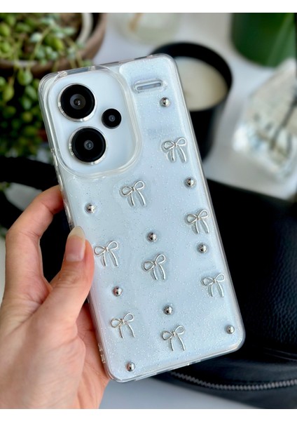 Redmi Note 13 Pro Plus 5g Uyumlu 3D Mini Fiyonk Tasarımlı Oyuncaklı Silikon Kılıf fırsatları