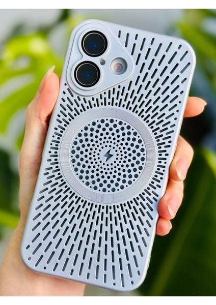 Iphone 16 Uyumlu Lensli Magsafe Özellikli Renkli Kılıf