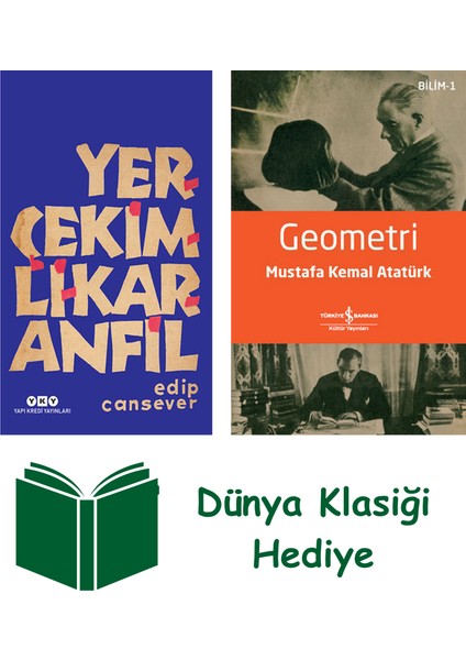 Yerçekimli Karanfil + Geometri + Dünya Klasiği Hediye