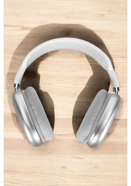 P9 Plus Kablosuz Kulak Üstü Bluetooth Kulaklık Beyaz Yüksek Ses Kaliteli fırsatları