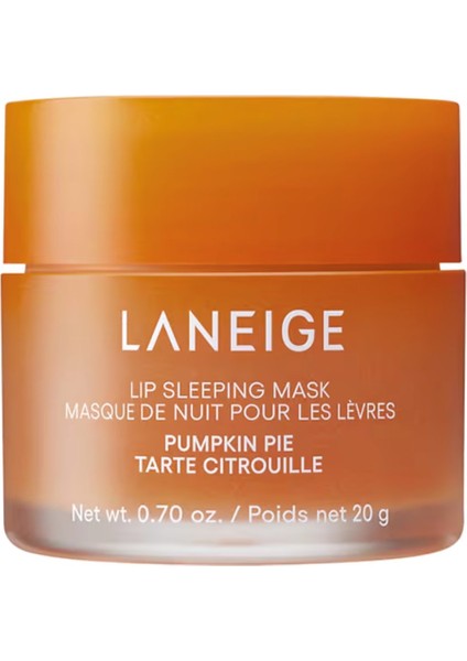Lip Sleeping Mask Pumpkin Pie - Dudaklar Için Gece Bakım Maskes 20 G - Balkabaklı Turtai