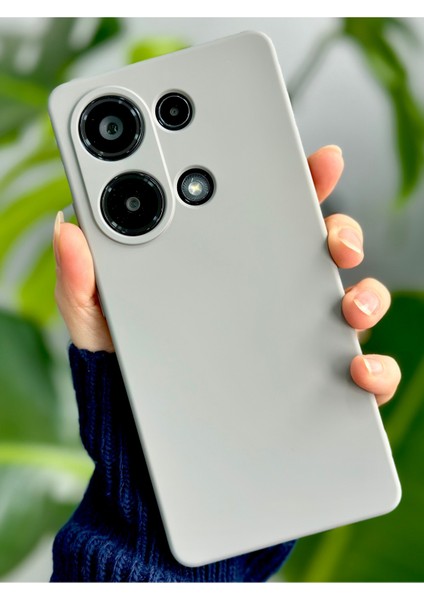 Redmi Note 13 4g Uyumlu Içi Kadife Lansman Esnek Silikon Kılıf