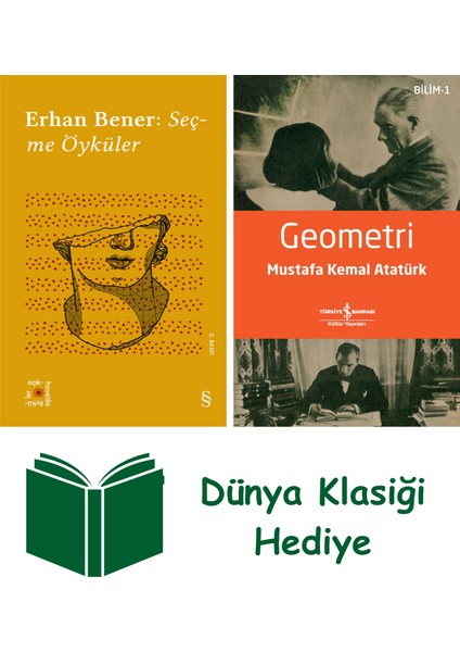Everest Açıkhava 5 - Erhan Bener Seçme Öyküler + Geometri + Dünya Klasiği Hediye