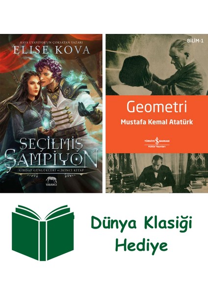 Seçilmiş Şampiyon - Girdap Günlükleri Ikinci Kitap + Geometri + Dünya Klasiği Hediye