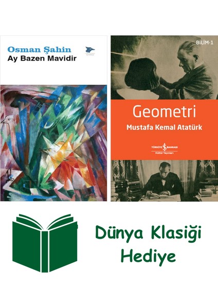 Ay Bazen Mavidir + Geometri + Dünya Klasiği Hediye