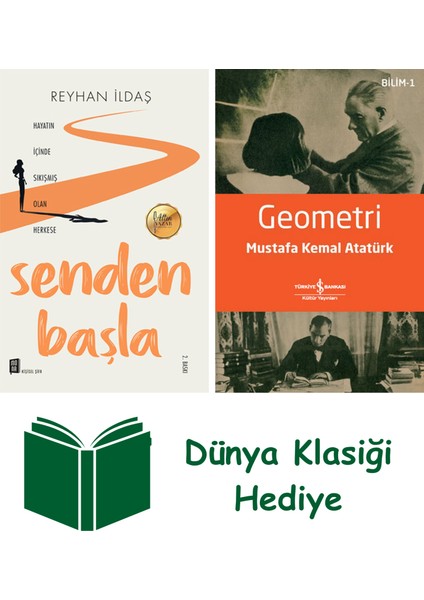 Senden Başla + Geometri + Dünya Klasiği Hediye