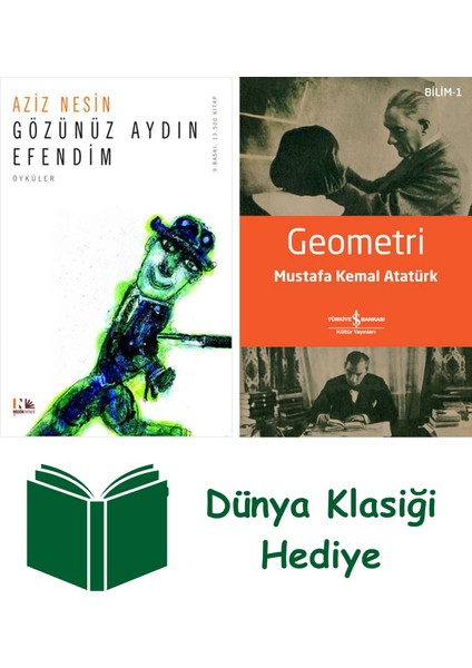 Gözünüz Aydın Efendim + Geometri + Dünya Klasiği Hediye