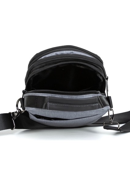 Şıklığı ve Fonksiyonelliği Bir Arada Özel Kumaşlı Su Geçirmez Hem El Hem Omuz Çantası Siyah