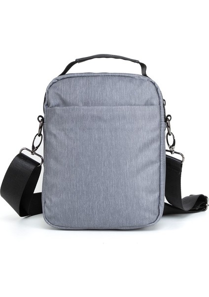Şıklığı ve Fonksiyonelliği Bir Arada Özel Kumaşlı Su Geçirmez Hem El Hem Omuz Çantası Gri fırsatları