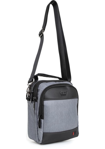 Şıklığı ve Fonksiyonelliği Bir Arada Özel Kumaşlı Su Geçirmez Hem El Hem Omuz Çantası Gri indirimleri