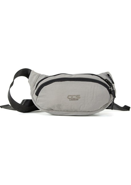 Her Zaman Hazır Su Geçirmez Hem Bel Hem Göğüs Çantasıyla Şıklığı Taşı Gri