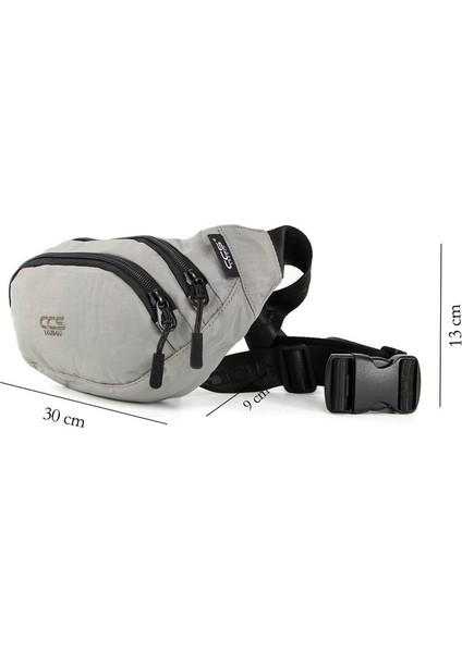 Her Zaman Hazır Su Geçirmez Hem Bel Hem Göğüs Çantasıyla Şıklığı Taşı Gri fiyatları