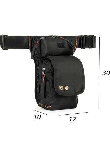 Her Adımda Kolaylık Dayanıklı ve Pratik Bacak Çantası Siyah modelleri