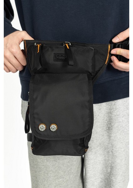 Her Adımda Kolaylık Dayanıklı ve Pratik Bacak Çantası Siyah