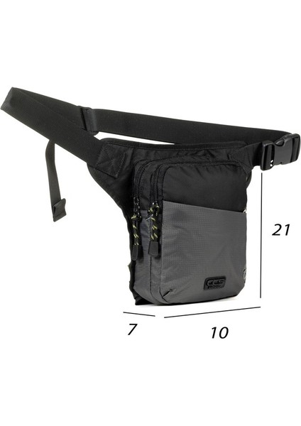 Organize Edilmiş Taşıma Çok Bölmeli ve Su Geçirmez Bacak Çantası Gri modelleri