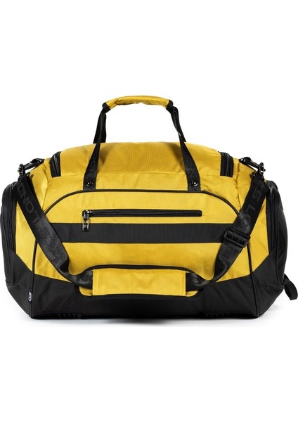 Çok Gözlü Ayakkabı Bölmeli Seyehat & Spor Fitness Çantası Sarı fırsatları