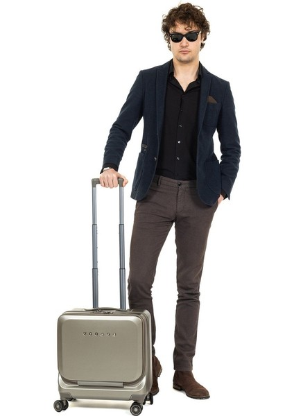 Tsa Sifreli 15,6 Inç Laptop ve Tablet Bölmeli USB Girişli Pilot Çantası Gold fiyatları