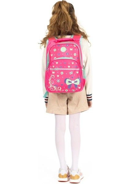 Karakterli Beslenmeli Ilkokul Sırt Çantası Fuşya fiyatları