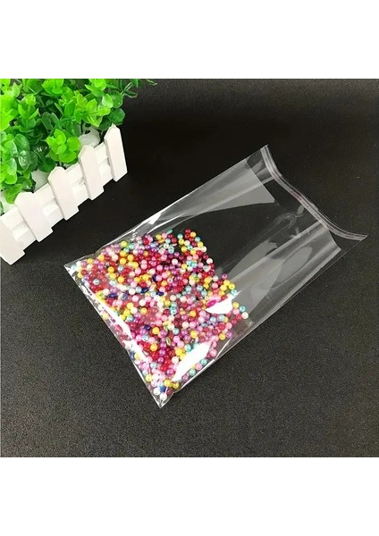 200 Adet 15X25 cm Bantlı Yapışkanlı Şeffaf Opp Jelatin Poşet ( 15X20+5) indirimleri