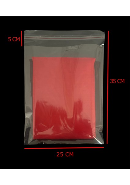 500 Adet 25*35 cm Şeffaf Bantlı Yapışkanlı Opp Jelatin Poşet ( 25*30+5 Cm)