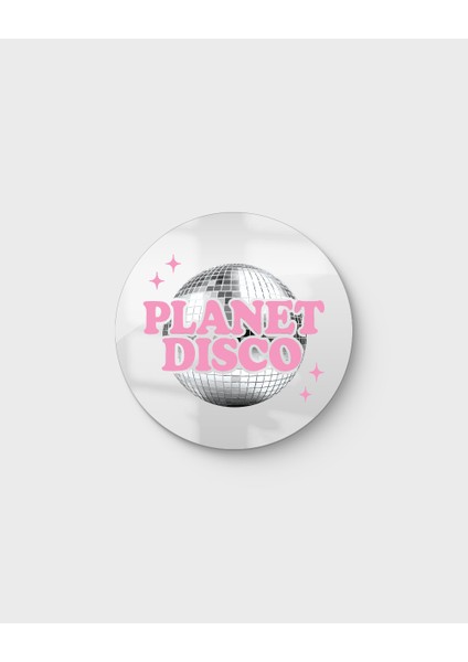 Mood Ayna Planet Disco - Tasarım Ayna, Pinterest Dekoru, Dekoratif Baskılı Ayna, Yazılı Ayna