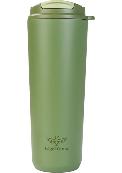 710 ml Triple Sip Vibrant Forest Çift Katmanlı Paslanmaz Çelik Termos Matara