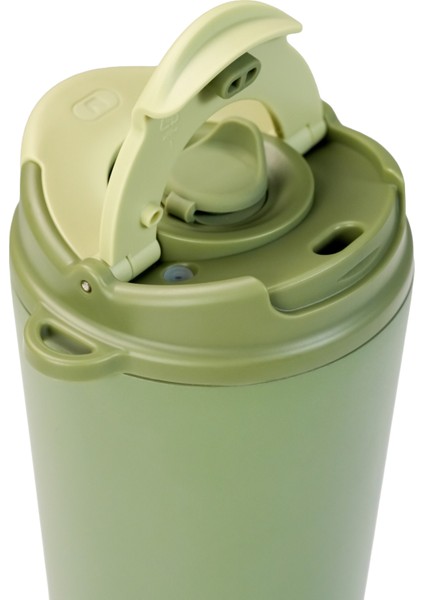 710 ml Triple Sip Vibrant Forest Çift Katmanlı Paslanmaz Çelik Termos Matara fırsatları