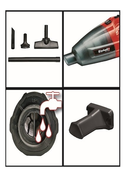 Te-Vc 18 Li Akülü El Süpürgesi + 2.5 Ah Starter Kit