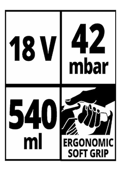 Te-Vc 18 Li Akülü El Süpürgesi + 2.5 Ah Starter Kit