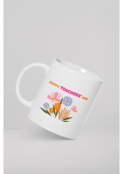 Hediyelik Porselen Kupa Bardak - Öğretmenler Günü Özel
