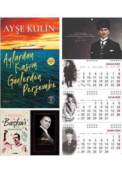 Aylardan Kasım Günlerden Perşembe ve Yalnız Değilsin Başkan - Gazi Paşa Ajanda - Gazi Duvar Takvimi