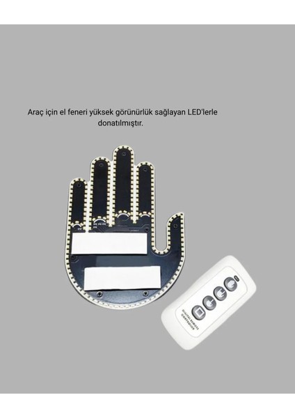 Uzaktan Kumandalı LED Jest Işığı – 3 Farklı Hareket Modu fiyatları