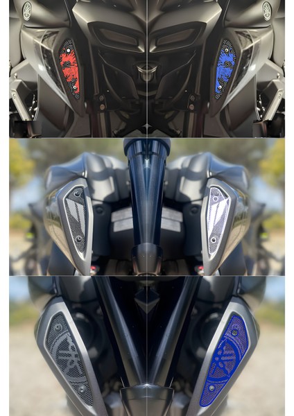 Yamaha Için Crash Bar Siyah Beyaz Dayanıklı Motor Koruma Aksesuarı (Yan Tampon) fiyatları