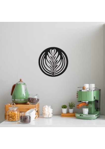 Latte Art Duvar Süsü – Minimal Kahve Deseni | 20X20 cm | Hafif & Şık fiyatları