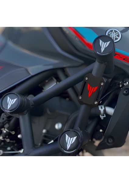 Yamaha MT125/25/03/07/09/10 Için Crash Bar Mavi Siyahdayanıklı Motor Koruma Aksesuarı 1ADET modelleri
