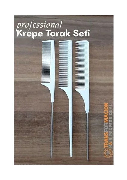 Krepe Tarağı - Profesyonel Karbon Krepe Tarağı Seti