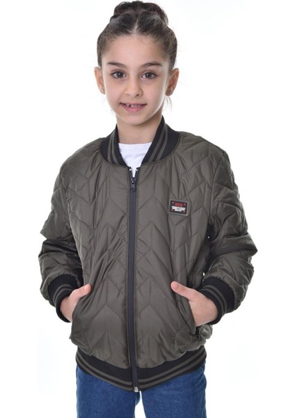 Kız Çocuk Kolej Yaka Astarlı Su ve Rüzgar Geçirmez Fermuarlı Mont Ceket fiyatları