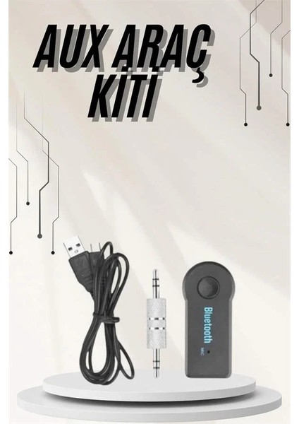 Yeni Nesil Bluetooth Aux Araç Kiti Siyah Tv Tablet Telefon Araç Araba fiyatları