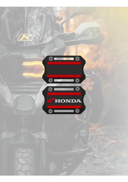 Honda Için Crash Bar Siyah Beyaz Dayanıklı Motor Koruma Aksesuarı (Yan Tampon)