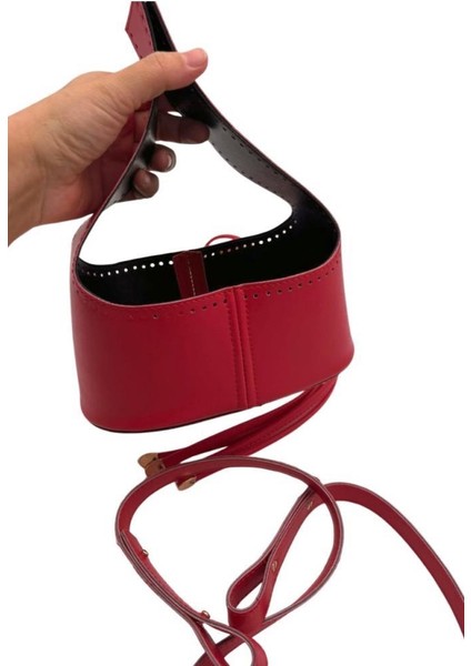 Torba2 Model Çanta Yapım Aparatı Kırmızı Renk Light Gold Metalli modelleri