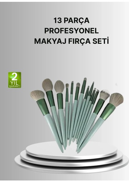 Cilt Dostu Profesyonel Makyaj Fırça Seti Pudra ve Fondöten Için Uygun