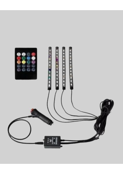 12V LED Işık Seti – Kumandalı ve Renk Ayarlı fırsatları