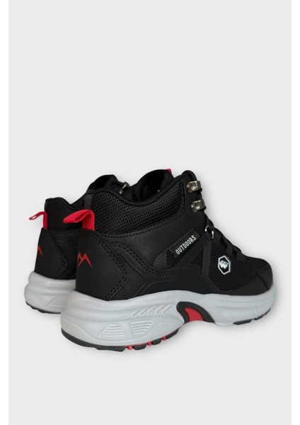 Kadın Su Itici Soğuk Geçirmez Trekking & Outdoor Bot Siyah - Kırmızı indirimleri