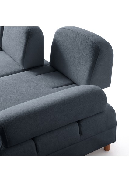 Aries Yataklı Sandıklı Piyonlu Köşe Takımı Mavi Sol Köşe