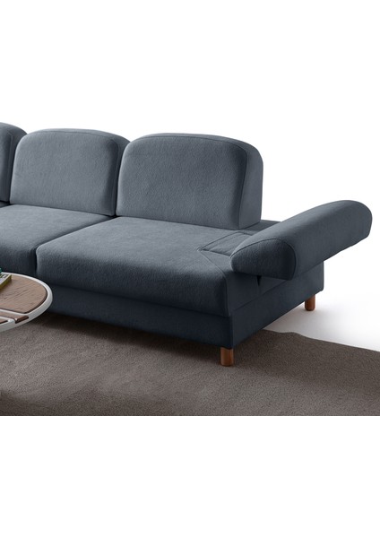 Aries Yataklı Sandıklı Piyonlu Köşe Takımı Mavi Sol Köşe