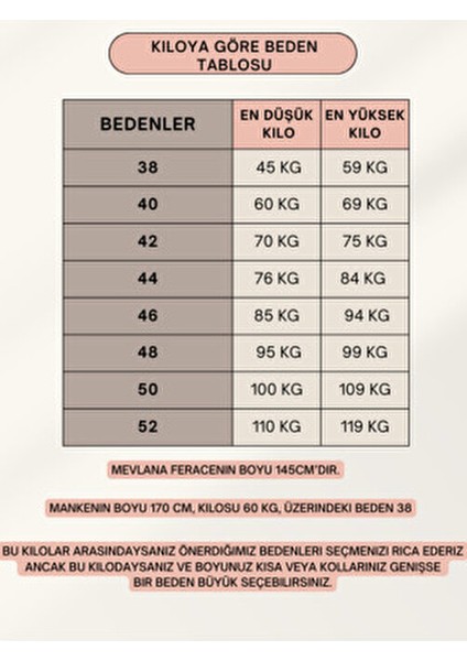 Mevlana Ferace Kadın Medine İpeği Uzun Kol Yuvarlak Yaka Şık Tasarım